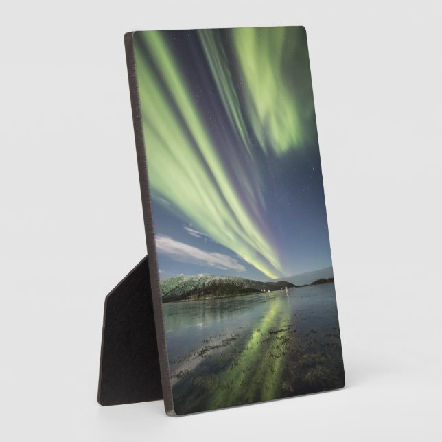 Nordlichter Norwegen Fotoplatte (Seite)