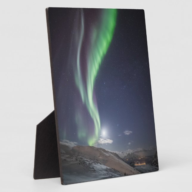 Nordlichter Norwegen Fotoplatte (Seite)