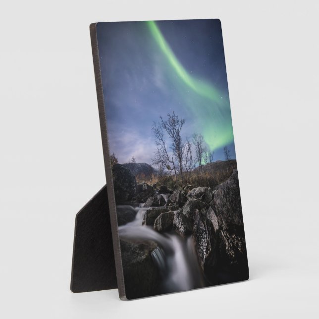 Nordlichter Norwegen Fotoplatte (Seite)