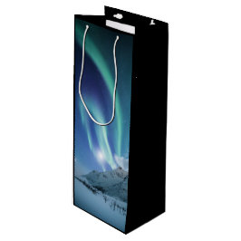 Nordlichter Norwegen Geschenktüte Für Weinflaschen