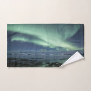 Nordlichter Norwegen Handtuch