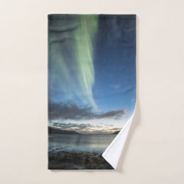 Nordlichter Norwegen Handtuch