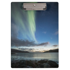 Nordlichter Norwegen Klemmbrett