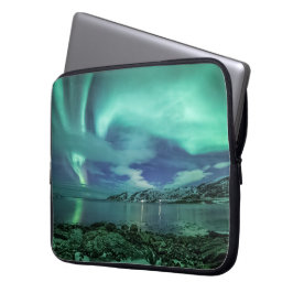 Nordlichter Norwegen Laptopschutzhülle