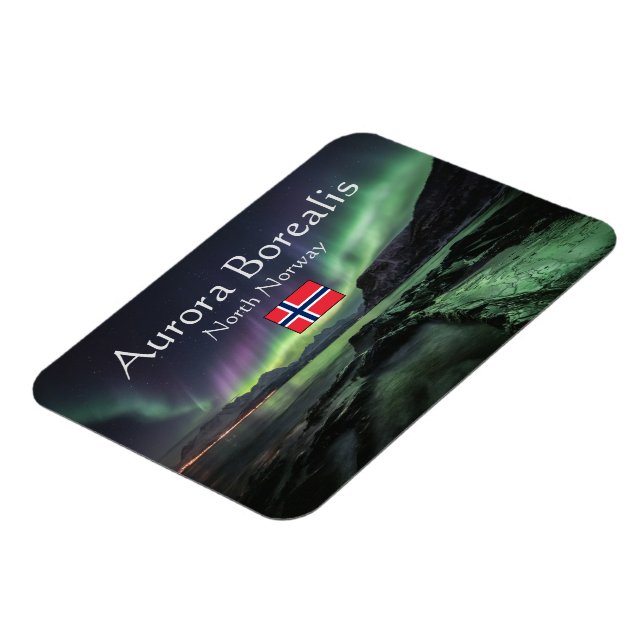 Nordlichter Norwegen Magnet (Linke Seite)