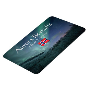 Nordlichter Norwegen Magnet