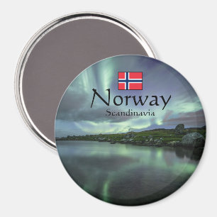 Nordlichter Norwegen Magnet