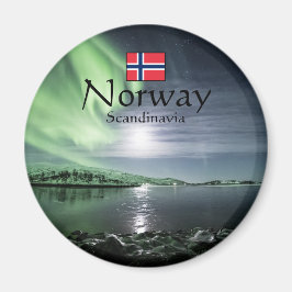 Nordlichter Norwegen Magnet