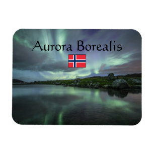 Nordlichter Norwegen Magnet