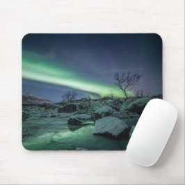 Nordlichter Norwegen Mousepad