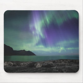 Nordlichter Norwegen Mousepad