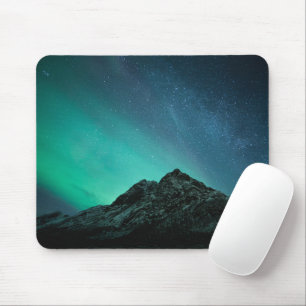 Nordlichter Norwegen Mousepad