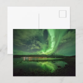 Nordlichter Norwegen Postkarte