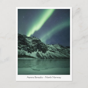 Nordlichter Norwegen Postkarte