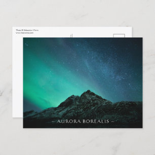 Nordlichter Norwegen Postkarte