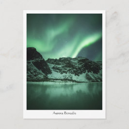 Nordlichter Norwegen Postkarte
