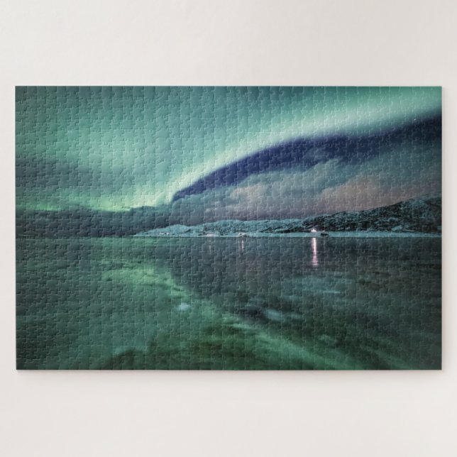 Nordlichter Norwegen Puzzle (Horizontal)