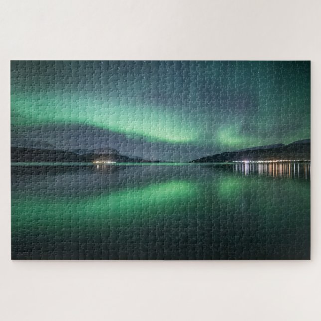 Nordlichter Norwegen Puzzle (Horizontal)