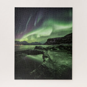 Nordlichter Norwegen Puzzle