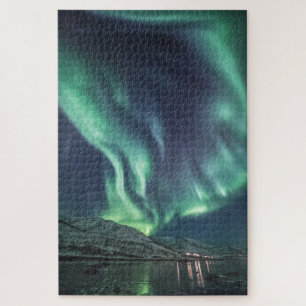 Nordlichter Norwegen Puzzle