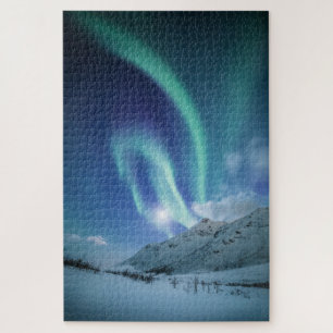 Nordlichter Norwegen Puzzle