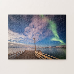 Nordlichter Norwegen Puzzle
