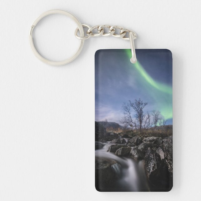 Nordlichter Norwegen Schlüsselanhänger (Vorderseite)