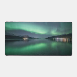 Nordlichter Norwegen Schreibtischunterlage