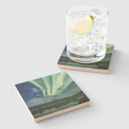 Nordlichter Norwegen Steinuntersetzer