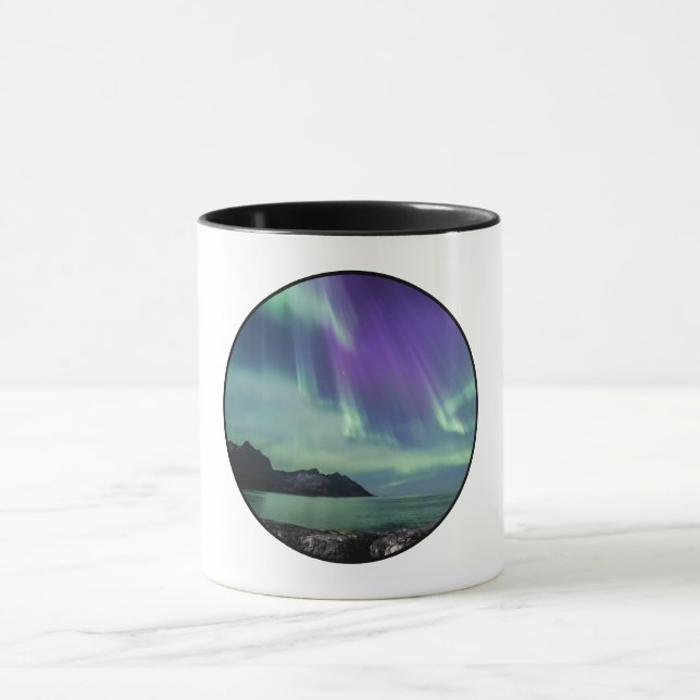 Nordlichter Norwegen Tasse (Zentrum)