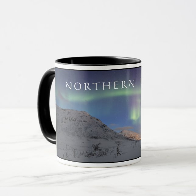Nordlichter Norwegen Tasse (Vorderseite Links)