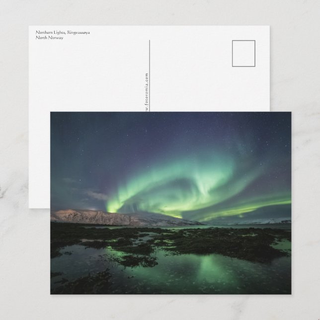 Nordlichter Postkarte (Vorne/Hinten)