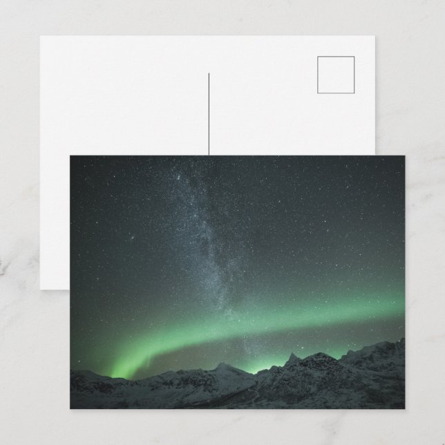 Nordlichter Postkarte (Vorne/Hinten)