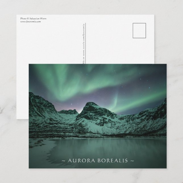 Nordlichter Postkarte (Vorne/Hinten)