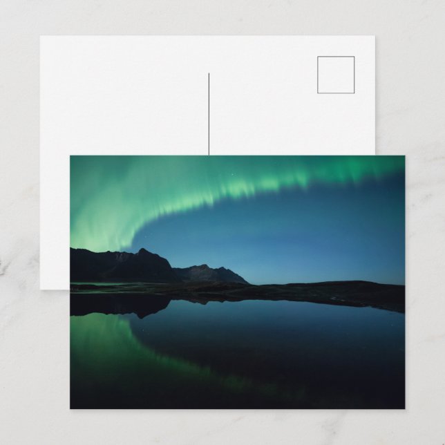 Nordlichter Postkarte (Vorne/Hinten)