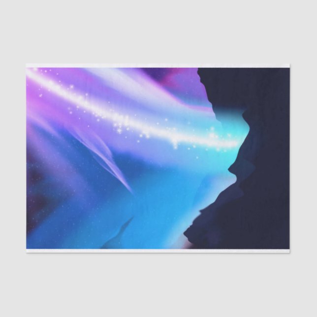 Nordlichter Seidenpapier (Vorderseite)