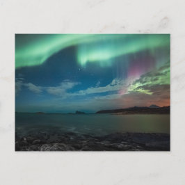Nordlichter Sommarøy Postkarte