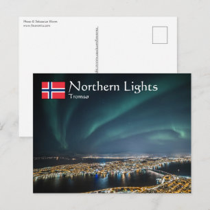Nordlichter Tromso Postkarte
