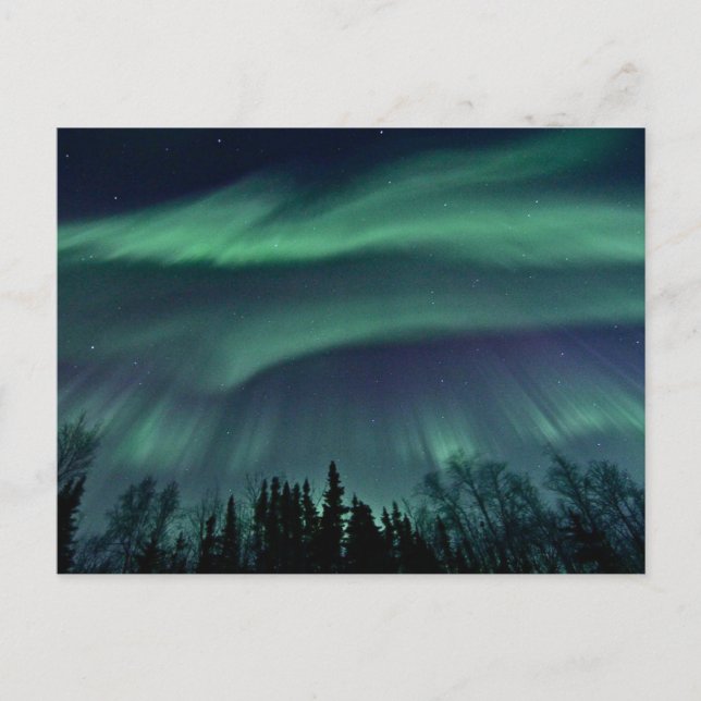 Nordlichter von Alaska, ZTD Postkarte (Vorderseite)