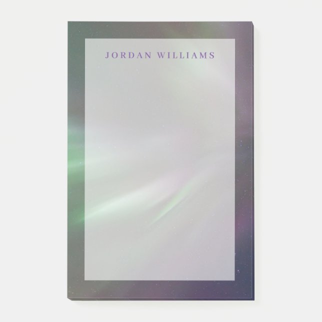 Nordlichter | Whitehorse, Yukon Post-it Klebezettel (Vorderseite)