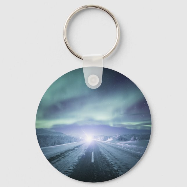Nordlichtfinnland Schlüsselanhänger (Vorderseite)