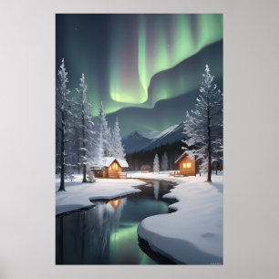 Nordlichtkabine Poster
