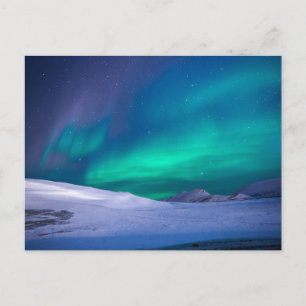 Nordlichtkarte Postkarte