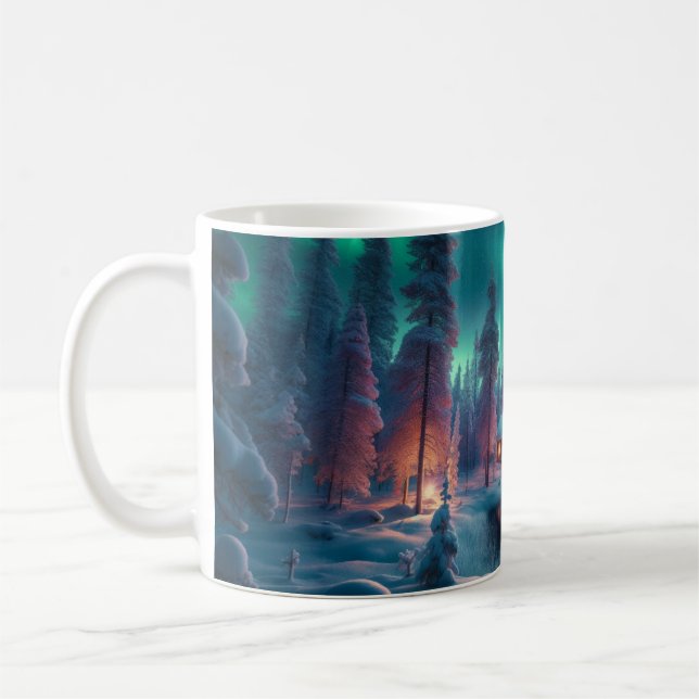 Nordlichtkulisse Kaffeetasse (Links)