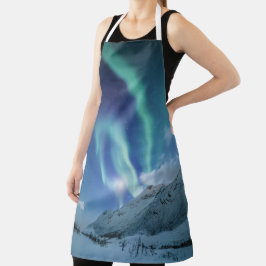 Nordlichtlandschaft Schürze