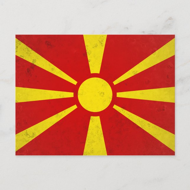 Nordmakedonien Postkarte (Vorderseite)