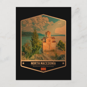 Nordmakedonien Postkarte