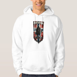 Nordmannen Wikinger Krieger | Norwegische Flagge  Hoodie