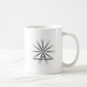 Nordmariana-Flaggen-Karte 2,0 Tasse