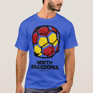 Nordmazedonien Landesflagge T-Shirt